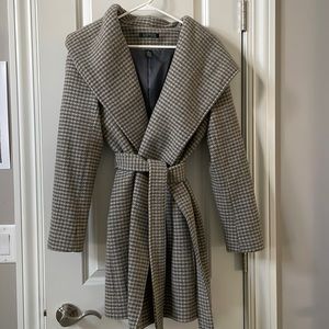 Ralph Lauren wool coat w/hood and belt